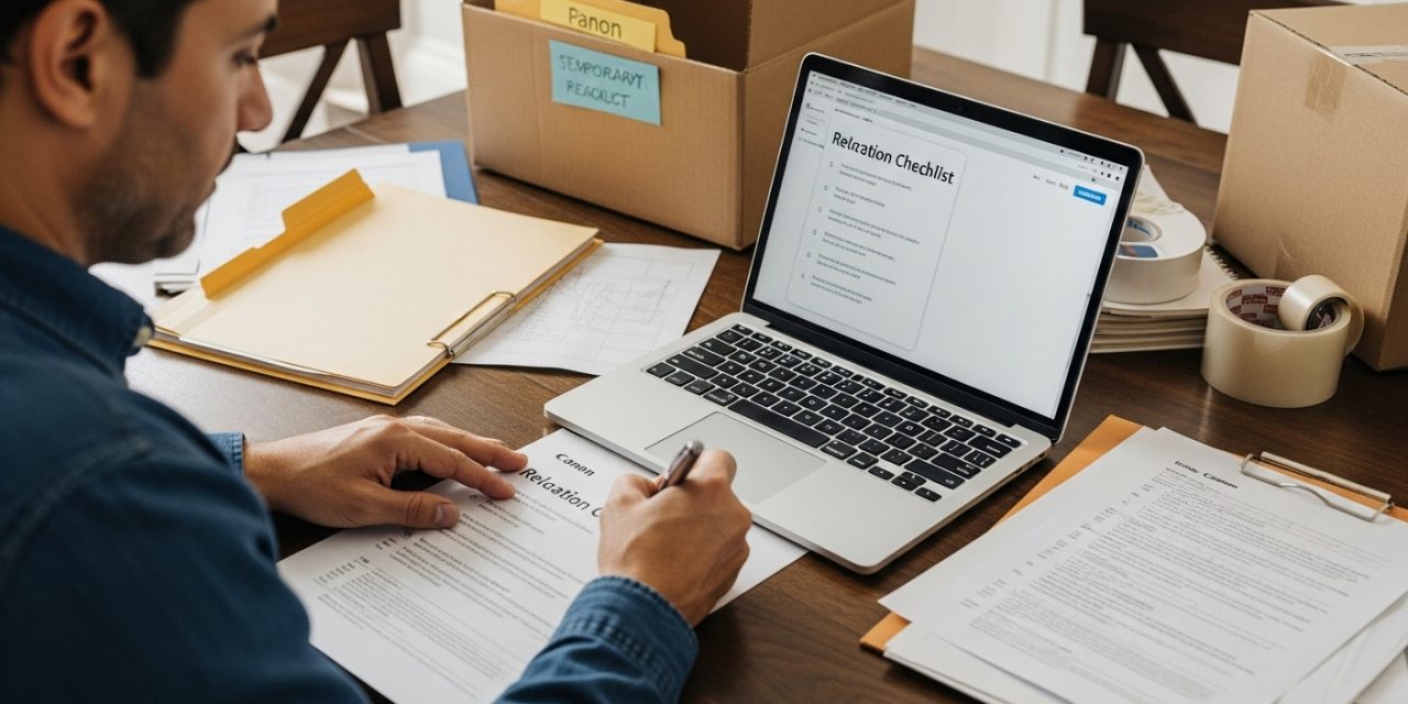 Essential Temporary Relocation Checklist for 2025
